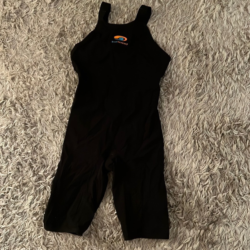 Black size 26 Blue Seventy race swim suit